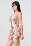 DIAMOND PATTERN DRAWSTRING - Wear with style
