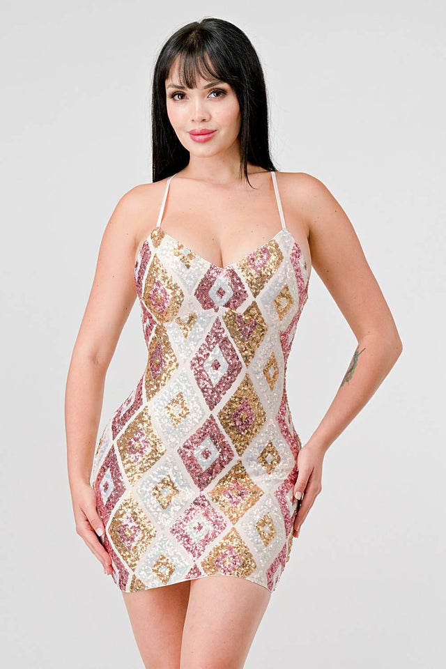 DIAMOND PATTERN DRAWSTRING - Wear with style