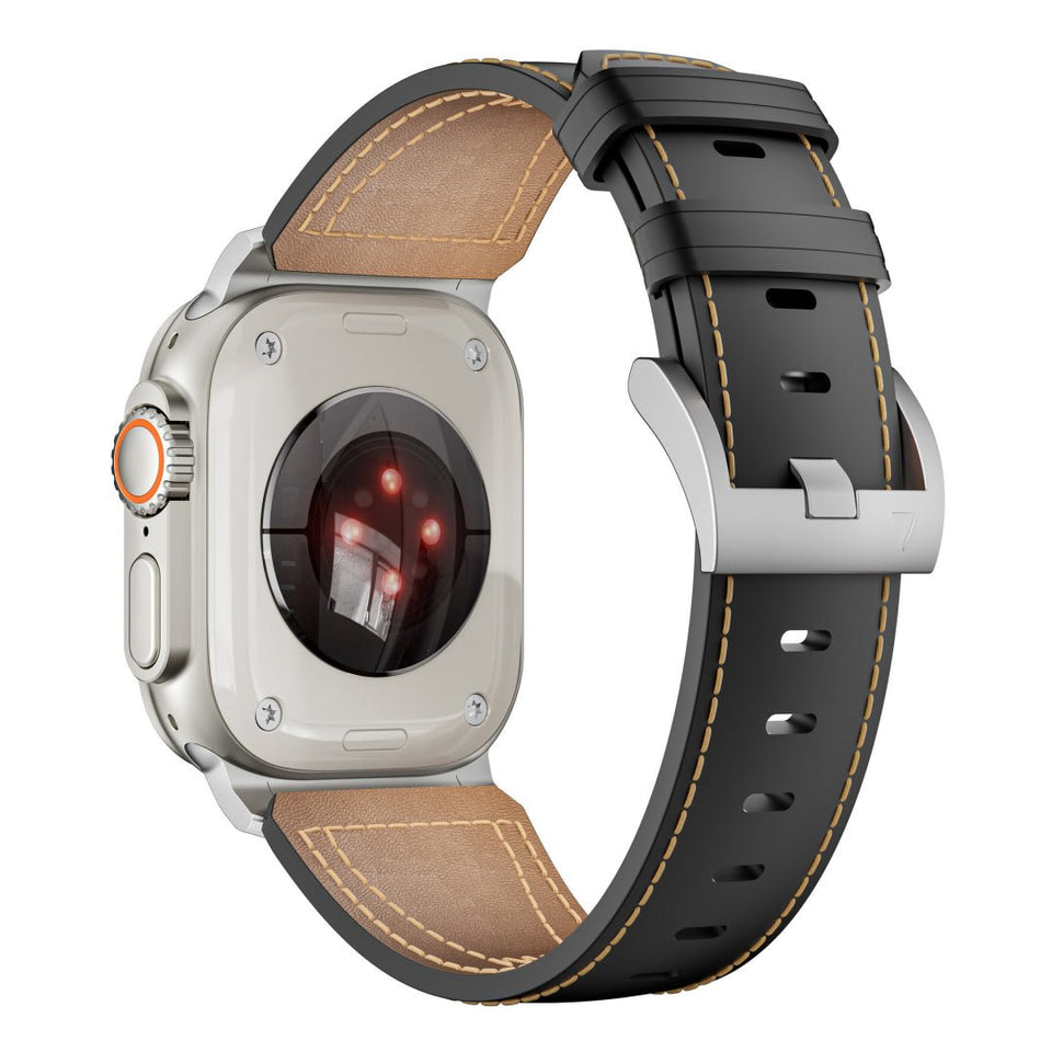 Dual - Tone Genuine Leather Band T01 for Apple Watch - Wear with style