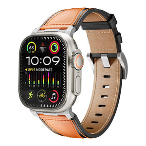 Dual - Tone Genuine Leather Band T01 for Apple Watch - Wear with style
