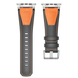 Dual - Tone Genuine Leather Band T01 for Apple Watch - Wear with style