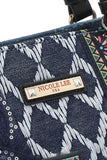 Nicole Lee USA Bosque De Amor Denim Tote Bag Carryall