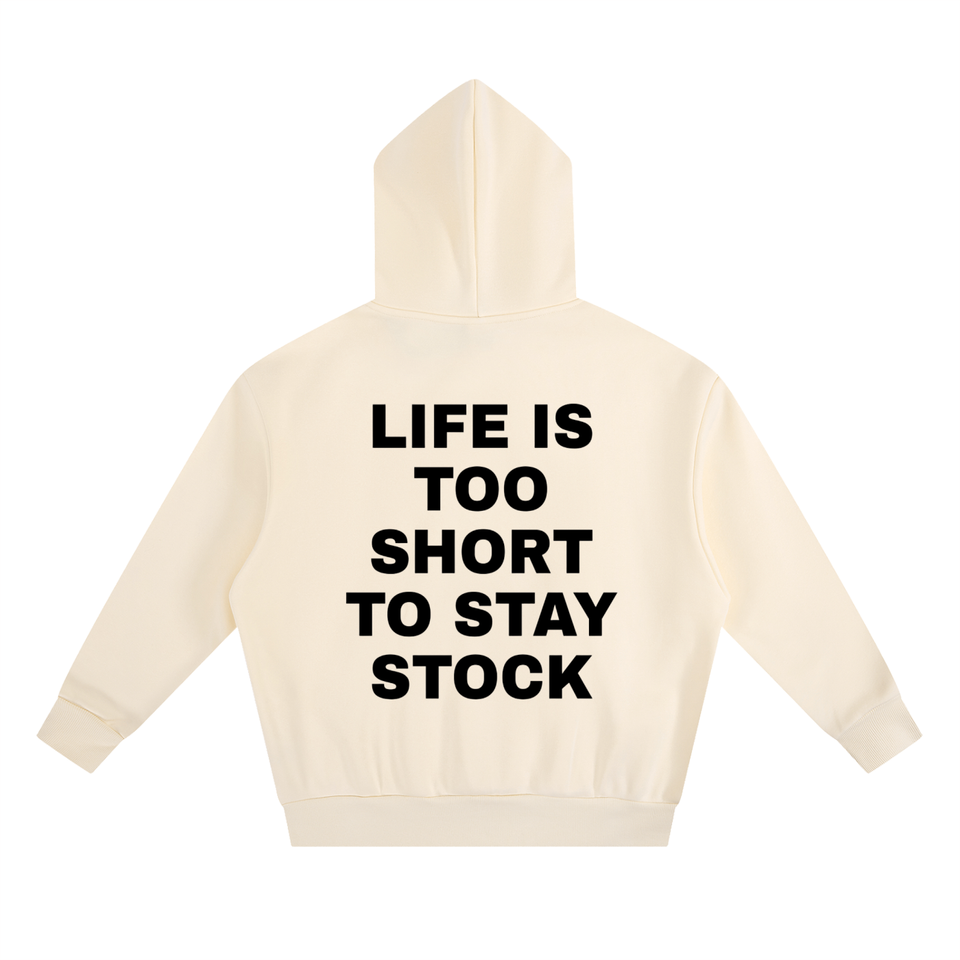 Blocky Life Is Short Hoodie