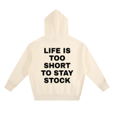Blocky Life Is Short Hoodie