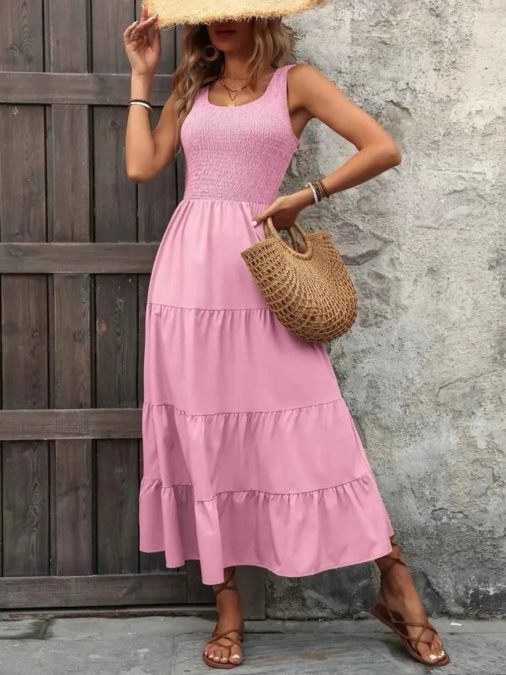 Ivy Lane Smocked Tank Dress - Sleeveless Charm