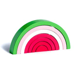 Small Wooden Rainbow  Arch Blocks