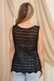 EMMA BOHO CROCHET V NECK TANK - Wear with style