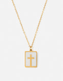 Enamel Cross Necklace - Wear with style