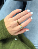 Enamel Heart Cross Ring - Wear with style