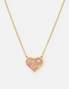 Enamel Let God Necklace - Wear with style