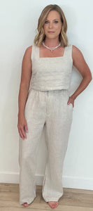 Endless Linen Pants-Natural - Wear with style