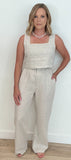 Endless Linen Pants-Natural - Wear with style