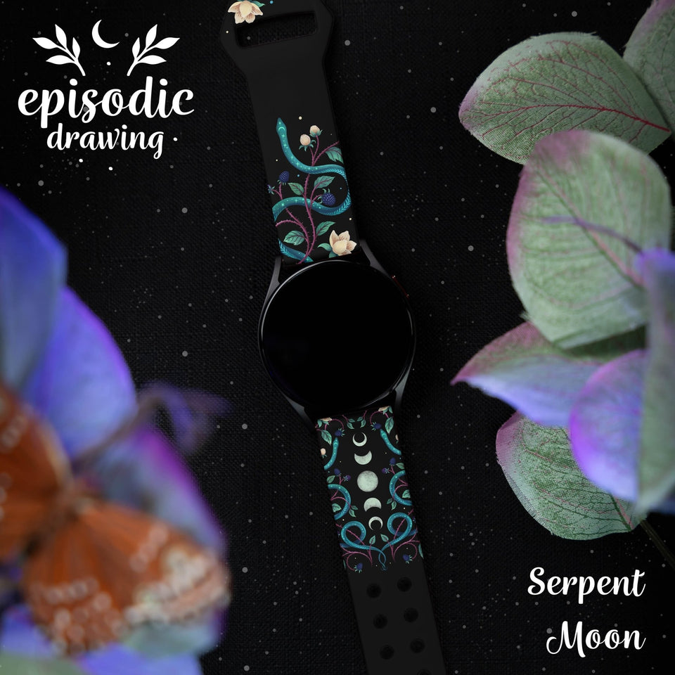 Episodic Drawing Enchanted Collection HD Watchband for Samsung, Garmin, Fossil, and More - Wear with style