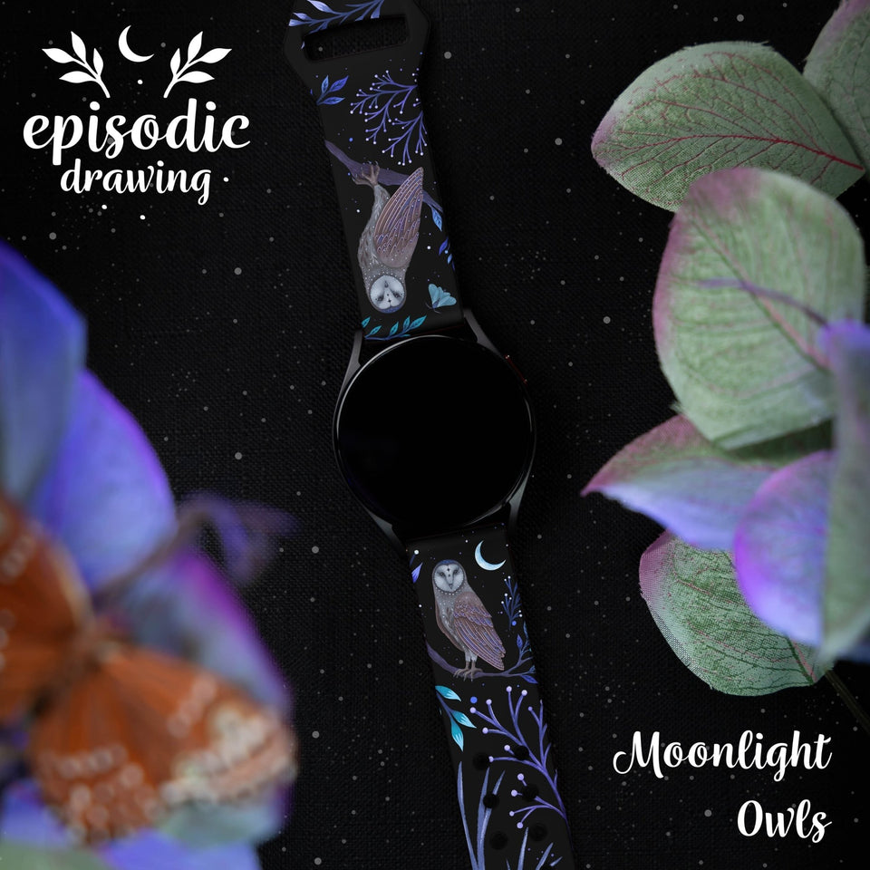 Episodic Drawing Enchanted Collection HD Watchband for Samsung, Garmin, Fossil, and More - Wear with style