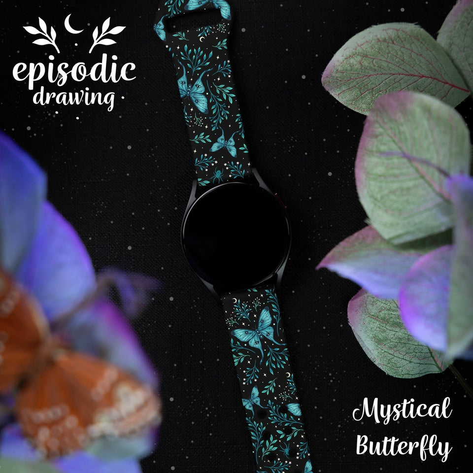 Episodic Drawing Enchanted Collection HD Watchband for Samsung, Garmin, Fossil, and More - Wear with style