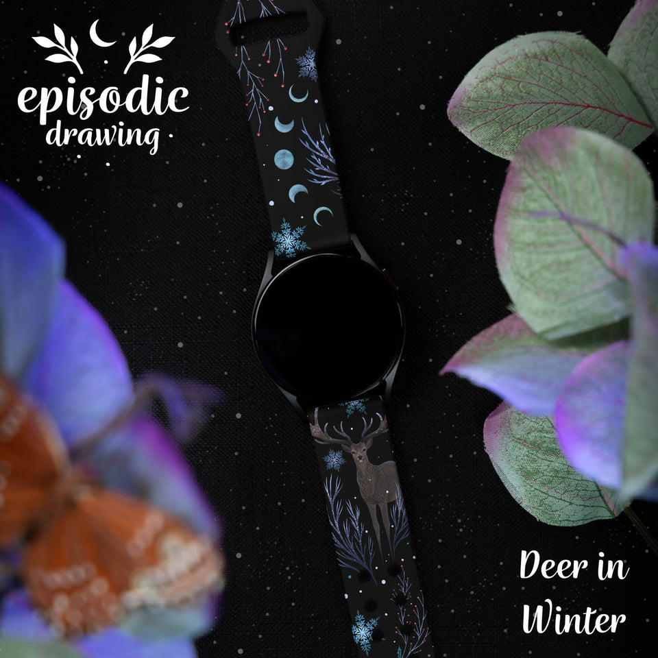 Episodic Drawing Enchanted Collection HD Watchband for Samsung, Garmin, Fossil, and More - Wear with style