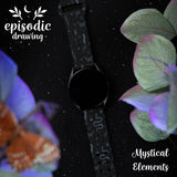 Episodic Drawing Enchanted Collection HD Watchband for Samsung, Garmin, Fossil, and More - Wear with style