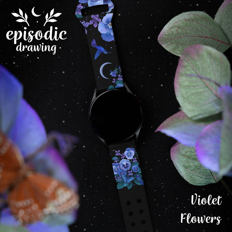Episodic Drawing Enchanted Collection HD Watchband for Samsung, Garmin, Fossil, and More - Wear with style