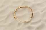 Evil Eye Pearl Beaded Bracelet Set Adjustable Evil Eye Bracelet - Wear with style