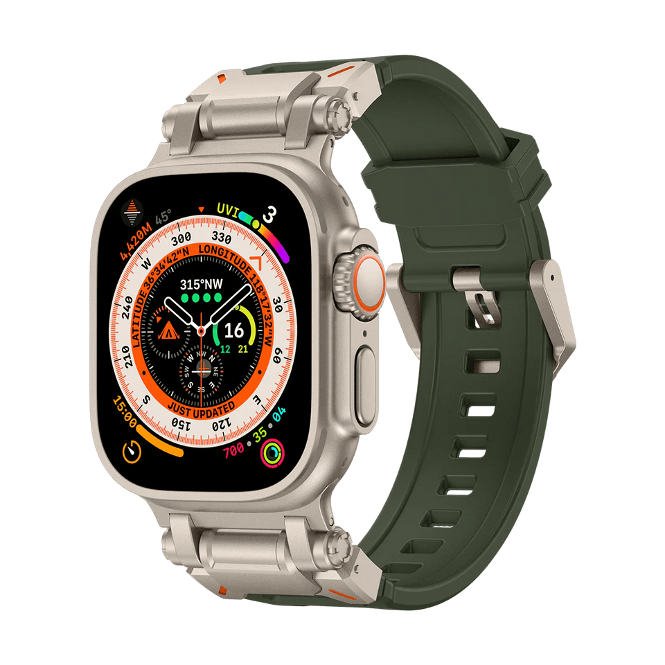Explorer Silicone Band For Apple Watch - Wear with style