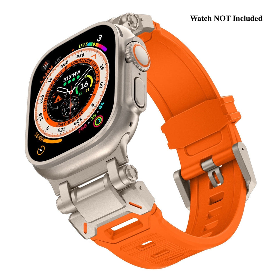 Explorer Silicone Band For Apple Watch - Wear with style