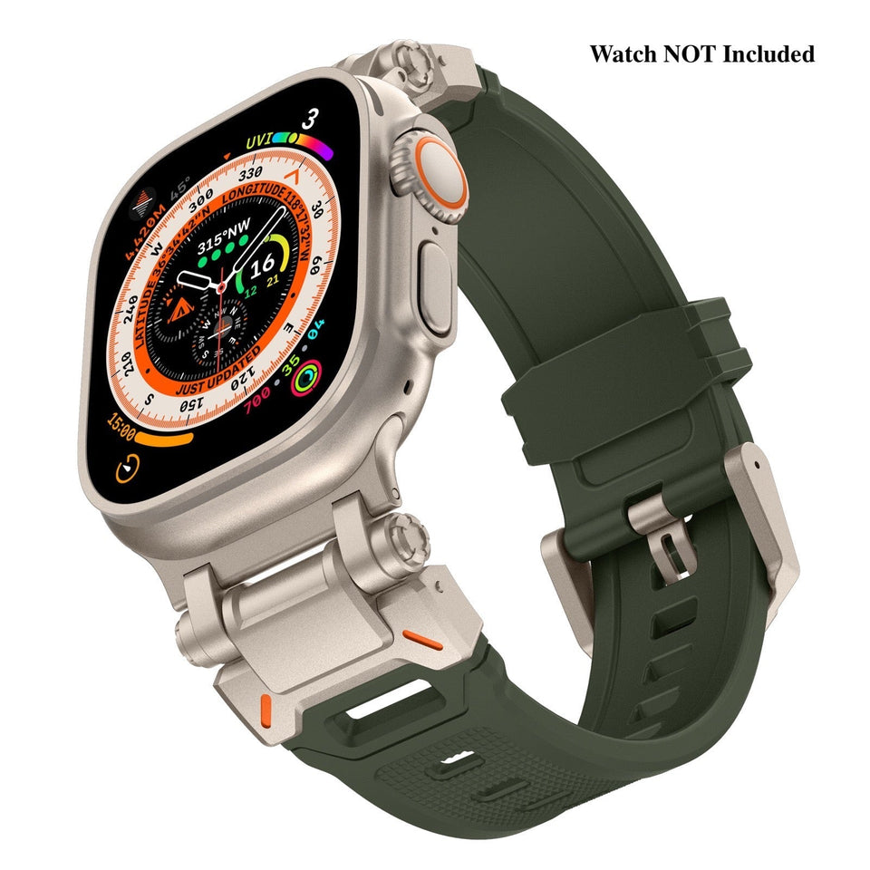 Explorer Silicone Band For Apple Watch - Wear with style