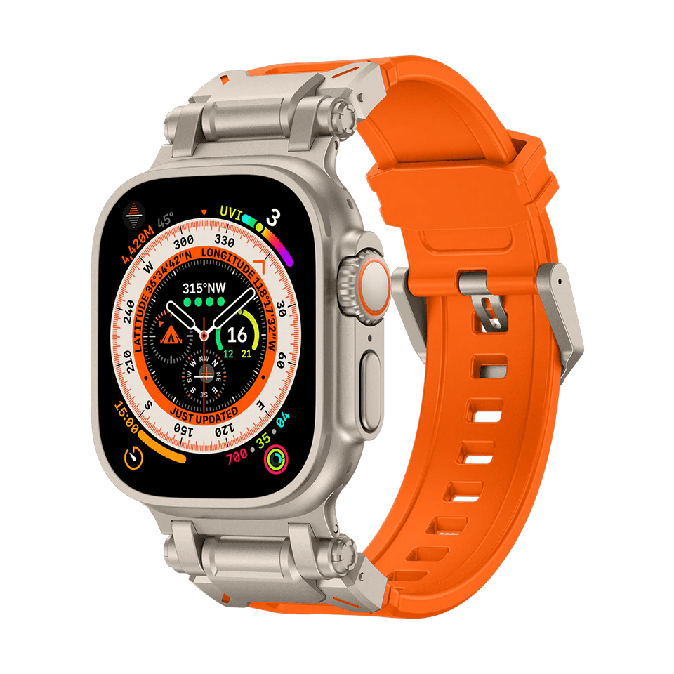 Explorer Silicone Band For Apple Watch - Wear with style