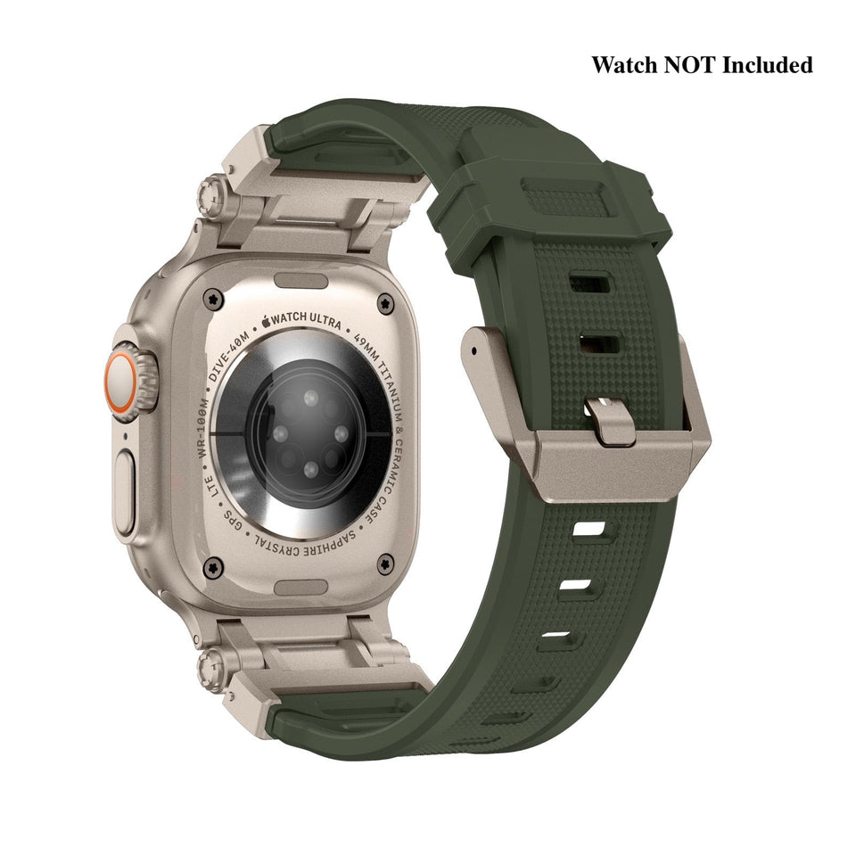 Explorer Silicone Band For Apple Watch - Wear with style