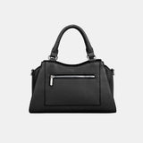 David Jones PU Leather Handbag Sleek Durable Everyday Tote