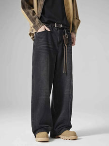 Men's Vintage Wash Loose Fit Jeans