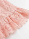 Lace One Shoulder : Mini Dress