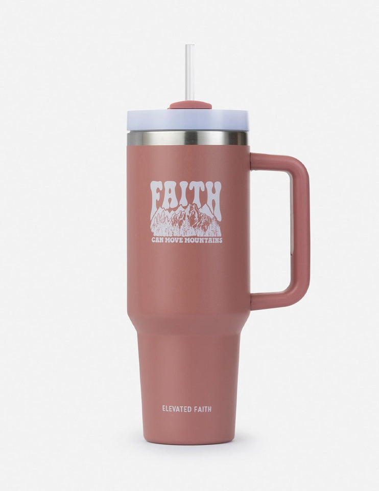 Faith Can Move Mountains 40 oz Tumbler - Wear with style
