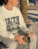 Faith Can Move Mountains Unisex Crewneck - Wear with style