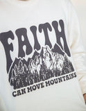 Faith Can Move Mountains Unisex Crewneck - Wear with style