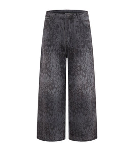 NOIR FLORAL DENIM