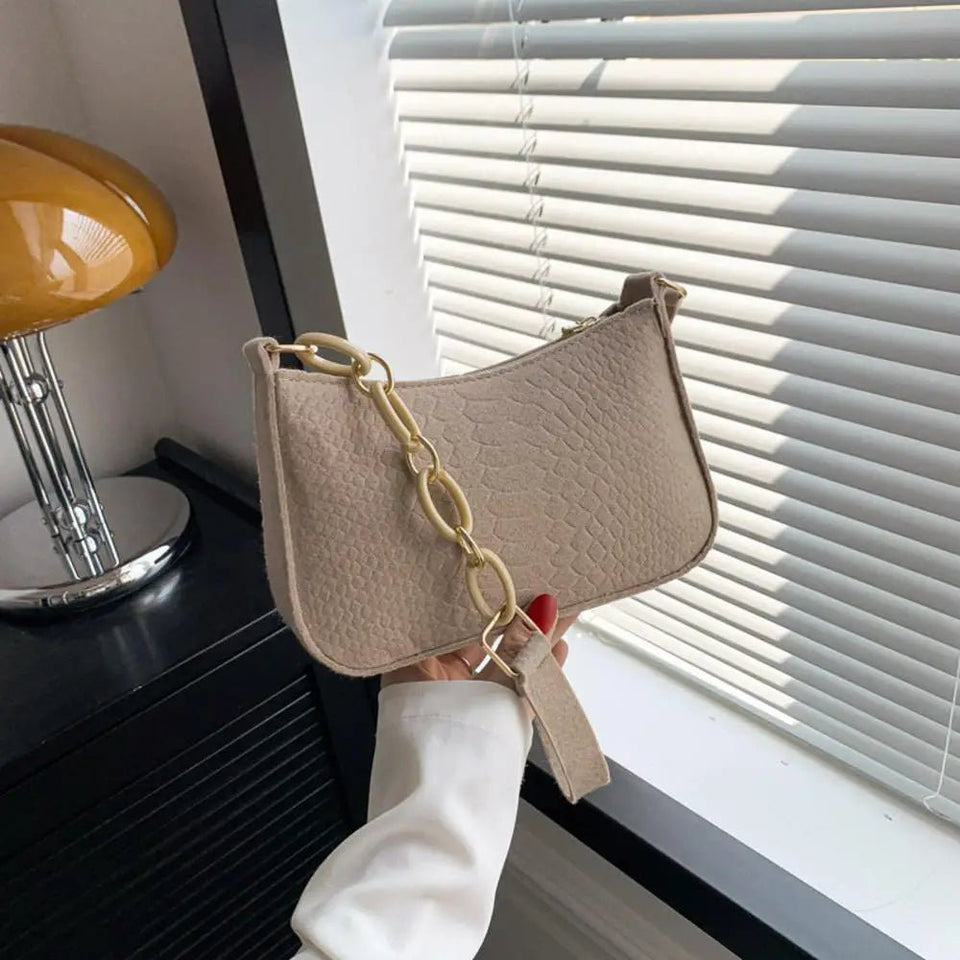 Fashion Felt Cloth Pattern Shoulder Bags - Wear with style