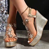 Stylish Open Toe : Wedge Sandals