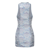 Hua Sleeveless Brocade Mini Dress Cloud Moire