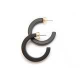 Fia Barile Earring Matte Black - Wear with style