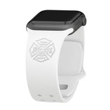 Firefighter First Responder Engraved Apple Watch Band - Wear with style