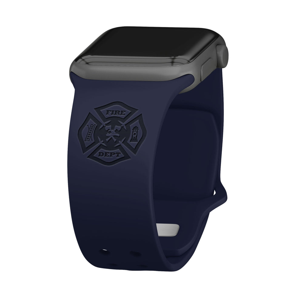 Firefighter First Responder Engraved Apple Watch Band - Wear with style