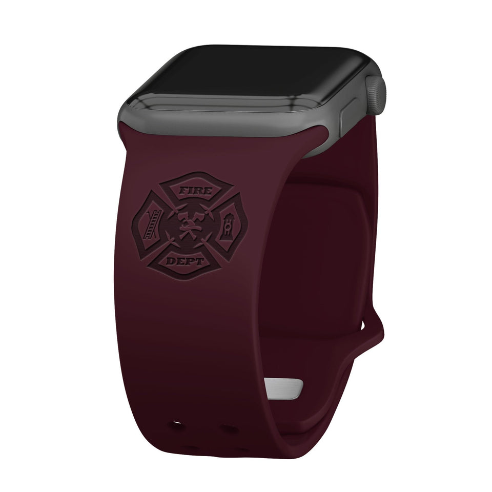 Firefighter First Responder Engraved Apple Watch Band - Wear with style