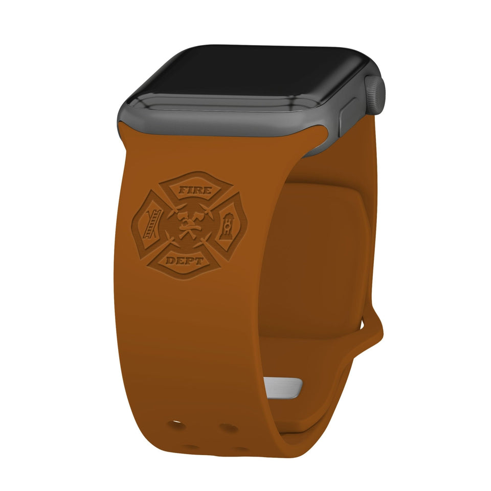 Firefighter First Responder Engraved Apple Watch Band - Wear with style