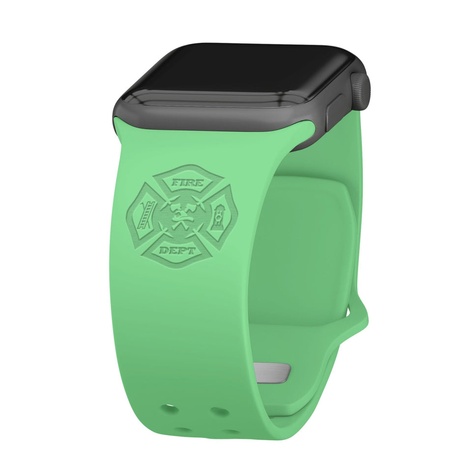 Firefighter First Responder Engraved Apple Watch Band - Wear with style