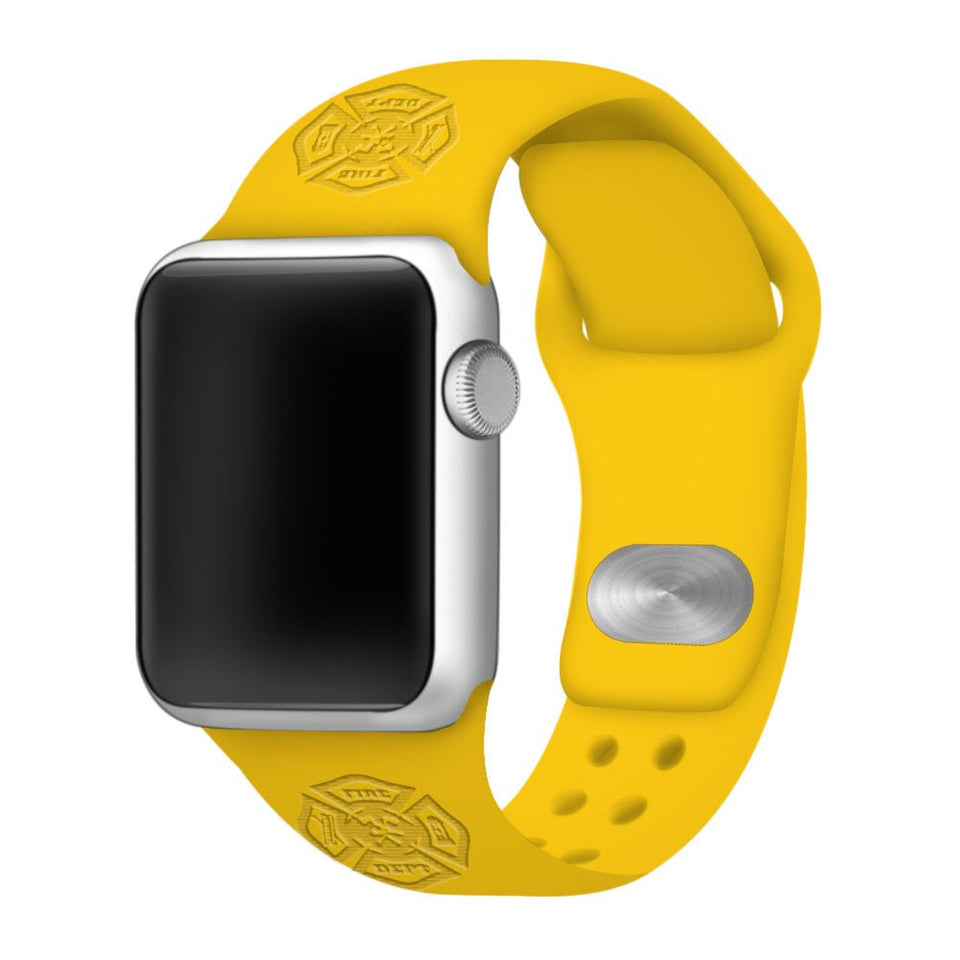 Firefighter First Responder Engraved Apple Watch Band - Wear with style