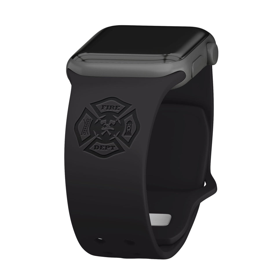 Firefighter First Responder Engraved Apple Watch Band - Wear with style