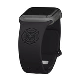 Firefighter First Responder Engraved Apple Watch Band - Wear with style