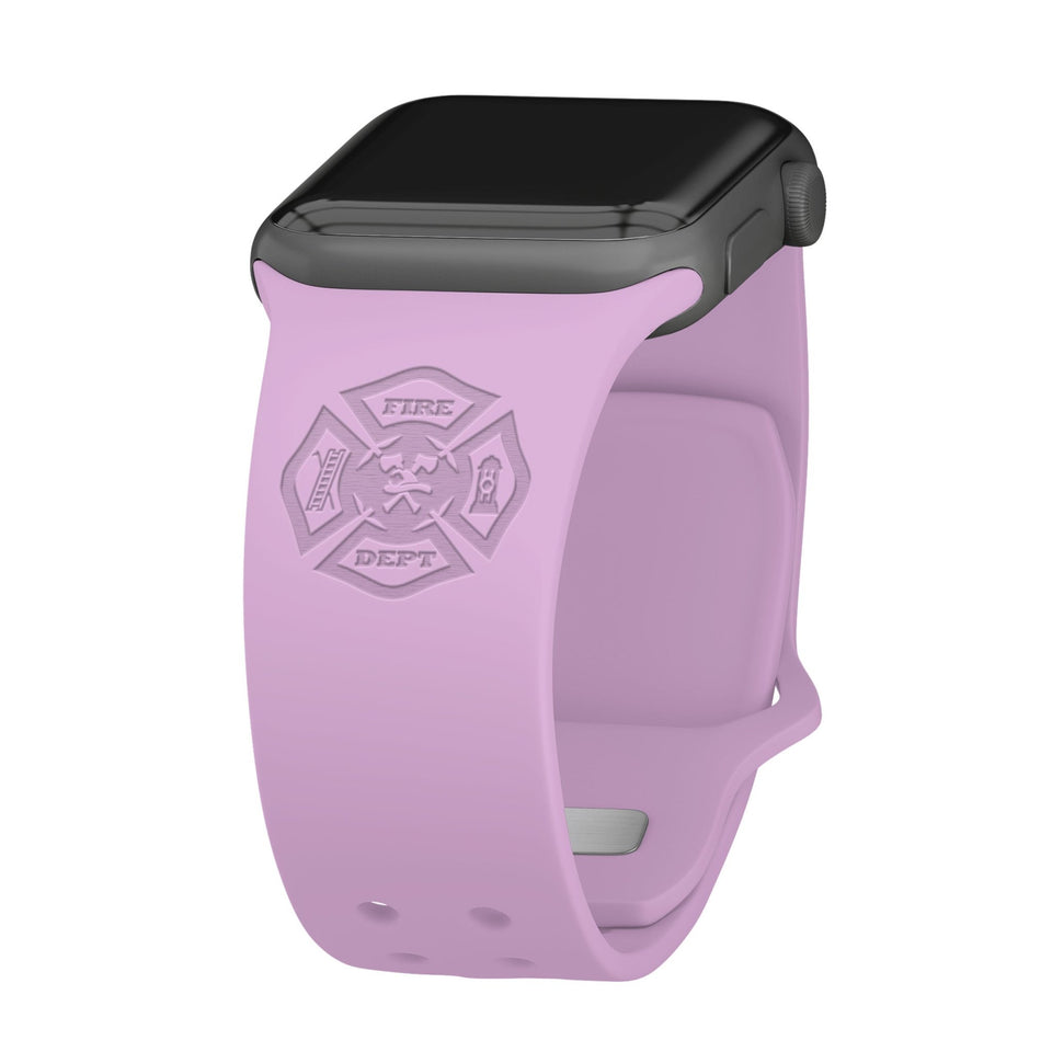 Firefighter First Responder Engraved Apple Watch Band - Wear with style