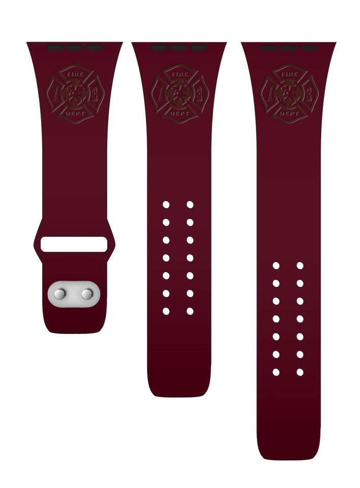 Firefighter First Responder Engraved Apple Watch Band - Wear with style