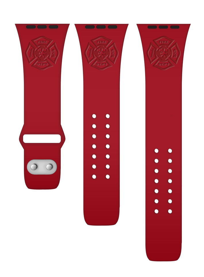 Firefighter First Responder Engraved Apple Watch Band - Wear with style